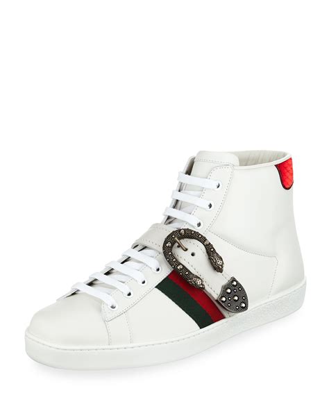 gucci ace sneakers studs|gucci ace high top sneakers.